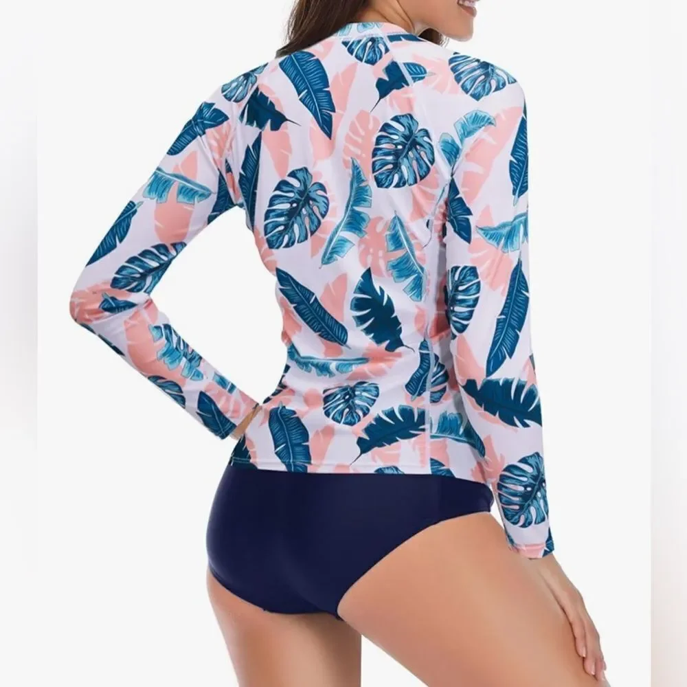 Daci 2 Piece Rash Long Sleeve Swimsuit UPF 50 XXSmall